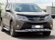 Передній вус подвійна труба з грилем на Toyota Rav-4 2013-2015 - фото 1