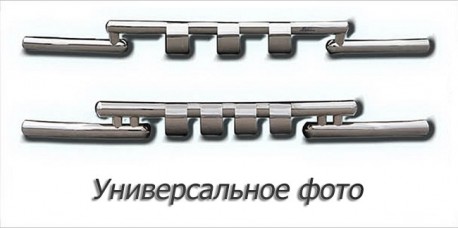 Photo Передний ус ступенчатый с грилем на Toyota Land Cruiser Prado 2009-2013, 2013-