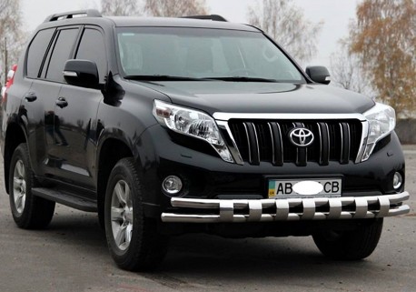 Photo Передний ус ST016 на Toyota Land Cruiser Prado 2009-2013, 2013-