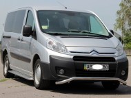 Передний ус изогнутый на Citroen Jumpy 2007-2016