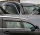 Вітровики з хром молдингом Toyota Highlander 2014- AVTM - фото 1