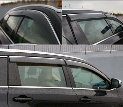 Вітровики з хром молдингом Toyota Highlander 2014- AVTM
