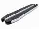 Алюминиевые пороги Blackline для BMW X3 2010-2017 OmsaLine - фото 1