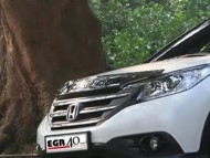 Дефлектор капота на Honda CR-V 2012-2015 EGR темный