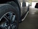 Боковые подножки Blackline на Mitsubishi Outlander 2012- из алюминия OmsaLine - фото 5