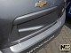 Накладка на бампер Chevrolet Aveo 2012- хетчбек Premium - фото 1