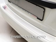 Накладка на бампер Chevrolet Aveo 2003-2008 хетчбек Premium