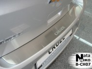 Накладка на бампер Chevrolet Cruze 2011- хетчбек Premium