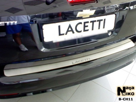 Фото Накладка на бампер Chevrolet Lacetti 2004-2013 універсал Premium