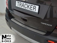 Накладка на бампер Chevrolet Tracker 2013- Premium