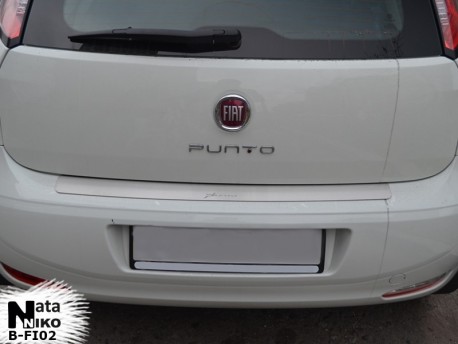 Photo Накладка на бампер Fiat Punto 2012- Premium