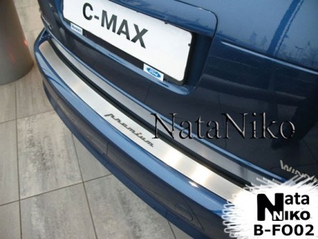 Фото Накладка на бампер Ford Focus C-Max 2010- Premium