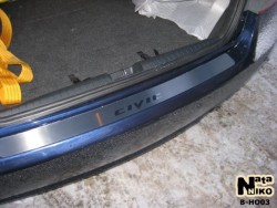 Накладка на бампер Honda Civic 2006-2011 седан Premium