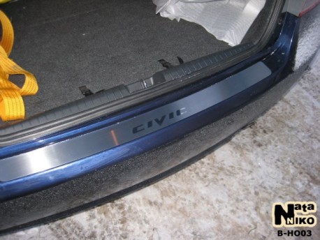Фото Накладка на бампер Honda Civic 2006-2011 седан Premium
