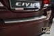 Накладка на бампер с загибом Honda Civic 2012- седан Premium - фото 1