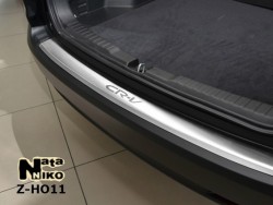 Накладка на бампер с загибом Honda CR-V 2012- Premium
