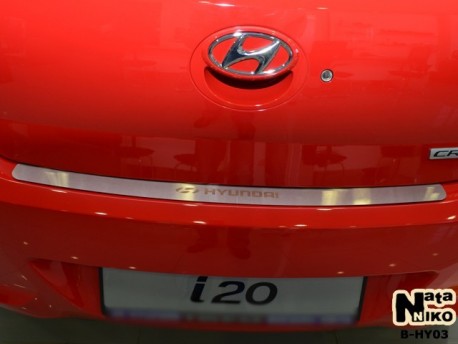 Фото Накладка на бампер Hyundai I20 2009-2012 Premium