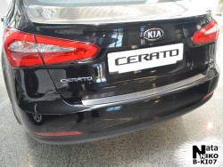 Накладка на бампер Kia Cerato 2013- Premium