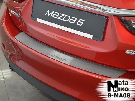 Photo Накладка на бампер Mazda 6 2013- Premium