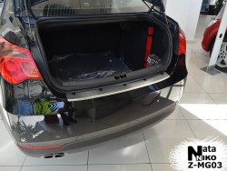 Накладка на бампер с загибом MG 550 2011- 4 двери Premium