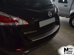 Накладка на бампер з загином Nissan Murano 2008-2015 Premium