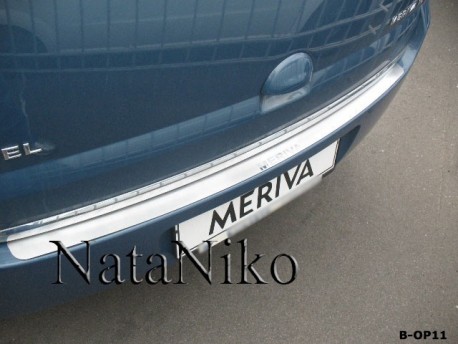 Photo Накладка на бампер Opel Meriva 2010- Premium