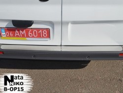 Накладка на бампер Opel Vivaro 2001-2014 Premium