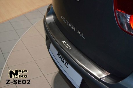 Photo Накладка на бампер с загибом Seat Altea XL 2006-2009 Premium