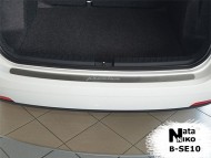 Накладка на бампер Seat Ibiza 2010- универсал Premium