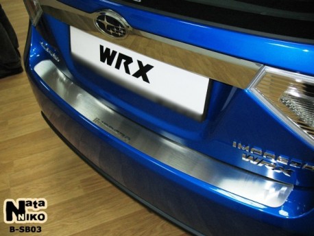 Фото Накладка на бампер Subaru Impreza 2007-2011 Premium