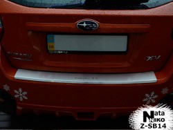 Накладка на бампер с загибом Subaru XV 2010-2017 Premium