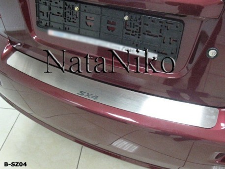 Фото Накладка на бампер Suzuki SX4 2006-2013 седан Premium