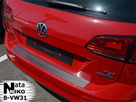 Photo Накладка на бампер Volkswagen Golf 7 2012- универсал Premium