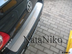 Накладка на бампер VW Passat B6 2005-2010 седан Premium