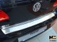 Накладка на бампер с загибом VW Passat B7 10-15 седан Premium - фото 1