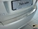 Накладка на бампер с загибом VW Polo 2009-2015 седан Premium - фото 1