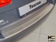 Накладка на бампер с загибом VW Touran 2010- Premium - фото 1