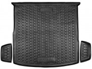 Чорний килимок в багажник Volkswagen Tiguan Allspace 2016 - гумовий Avto-Gumm