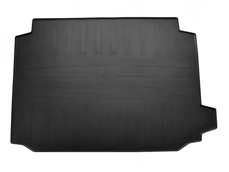 Черный коврик в багажник BMW X5 G05 2018-, резиновый Stingray