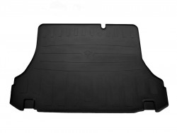 Резиновый коврик в багажник Daewoo Lanos седан 1997-, черный Stingray