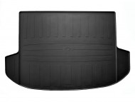 Килимок в багажник Hyundai Santa Fe 2018- гумовий чорний Stingray