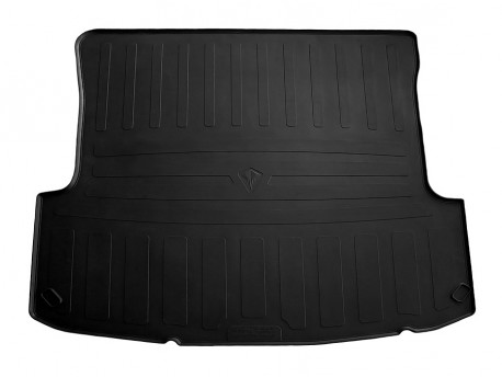 Черный коврик в багажник Skoda Octavia лифтбек 1996-2010, резиновый Stingray