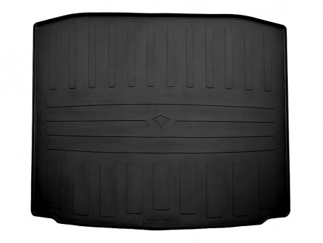 Коврик в багажник Skoda Octavia A7 2013- лифтбек, A5 04-13 универсал, резиновый черный Stingray