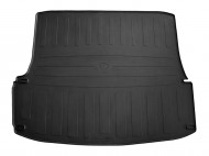 Гумовий килимок в багажник Skoda Octavia ліфтбек 2004-2009, чорний Stingray