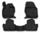 Полиуретановые коврики в салон Volvo S60 2013- Element черные 4 шт - фото 1