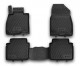 Полиуретановые коврики в салон Mazda 6 седан 2013- Element черные 4 шт - фото 1