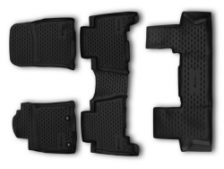 Полиуретановые коврики в салон Toyota Land Cruiser Prado 2013- Element черные 5 шт