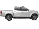 Боковые пороги Toyota Hilux 2015- Aeroklas - фото 4