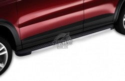 Алюминиевая подножка Chevrolet Tracker 2013- Maya V1