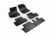 Резиновые коврики Chevrolet Orlando 7 мест 2011- черные 6 шт. Rigum - фото 1